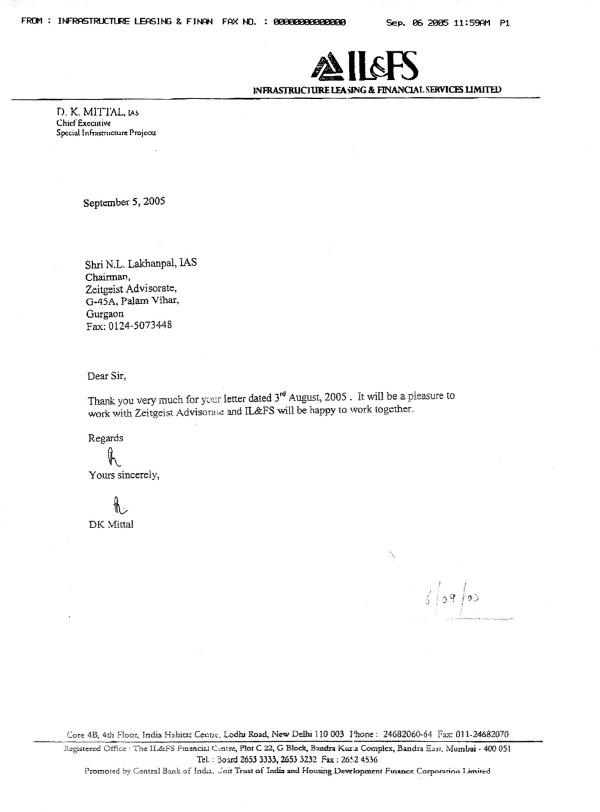 Infrastructure Leasing and Finance
